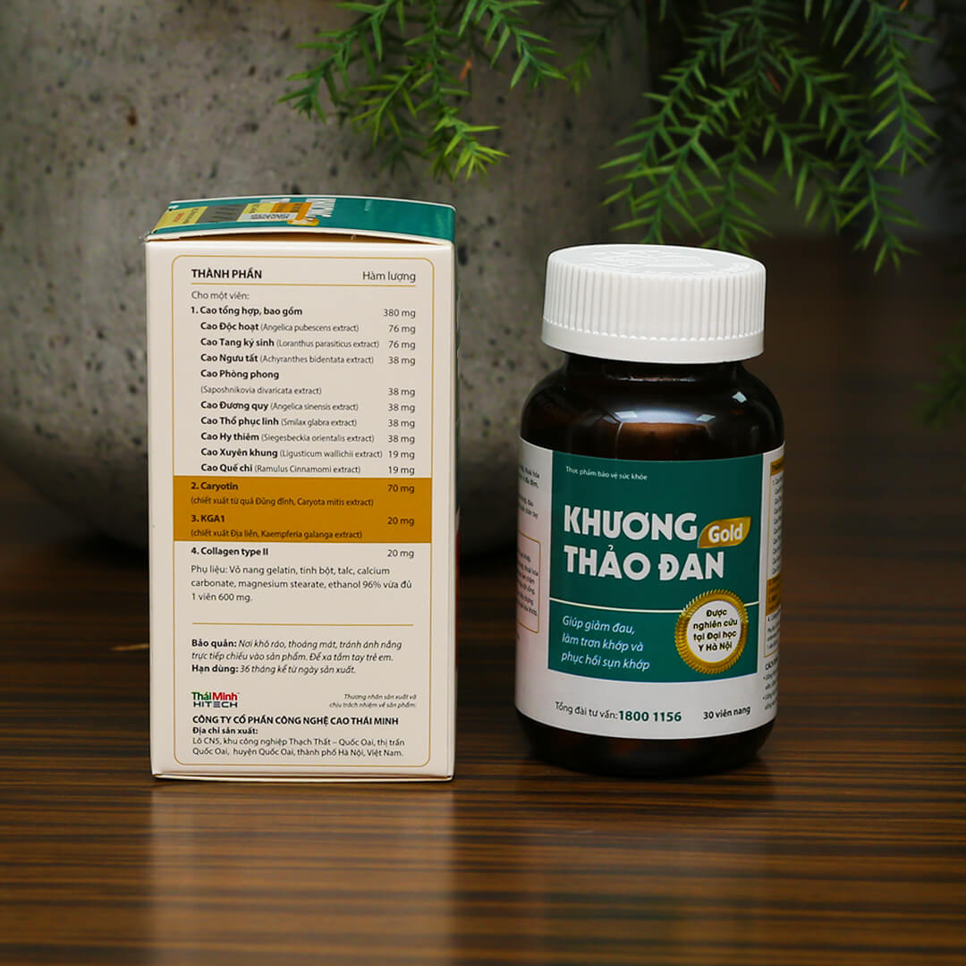 Khương Thảo Đan có hợp chất từ thảo dược Hy Thiêm