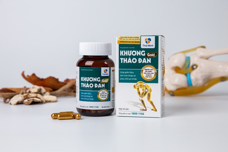 Khương Thảo Đan Gold - Viên uống xương khớp giúp hạn chế tình trạng gù lưng do thoái hóa