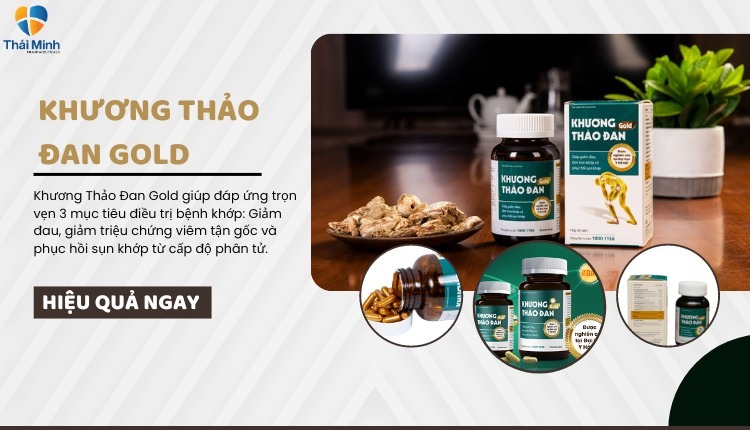  Khương Thảo Đan Gold giúp hỗ trợ quá trình phục hồi sụn khớp