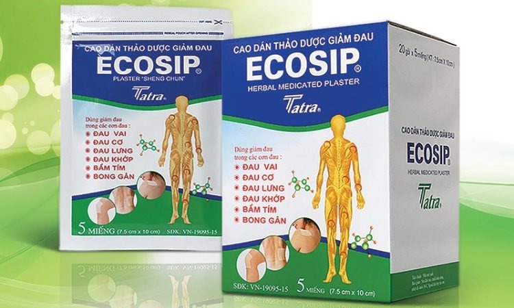 Miếng dán thảo dược Ecosip Tatra