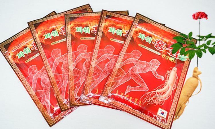  Miếng dán Hồng Sâm của Hàn Quốc